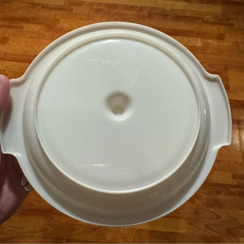 Vintage Tupperware Suzette 3 Section Divided Relish Condiment Tray #608 Complete